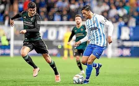 Antoñín, en el encuentro entre Málaga y Zaragoza. Antoñín, en el encuentro entre Málaga y Zaragoza.