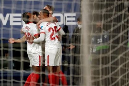 0-2. El Sevilla se apunta a la Liga 0-2. El Sevilla se apunta a la Liga