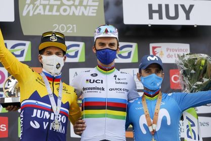 Valverde ante Roglic y Alaphilippe para cerrar la temporada Valverde ante Roglic y Alaphilippe para cerrar la temporada