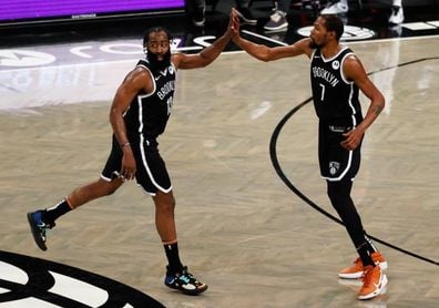 103-116. Durant y Harden combinan 59 puntos en el quinto triunfo de los Nets 103-116. Durant y Harden combinan 59 puntos en el quinto triunfo de los Nets