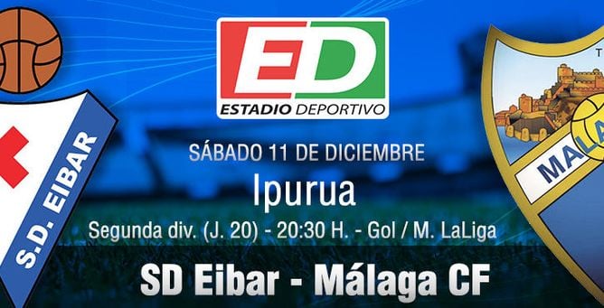 Eibar-Málaga: Un Eibar fuerte en Ipurua ante un Málaga que no gana fuera (previa y posibles alineaciones).