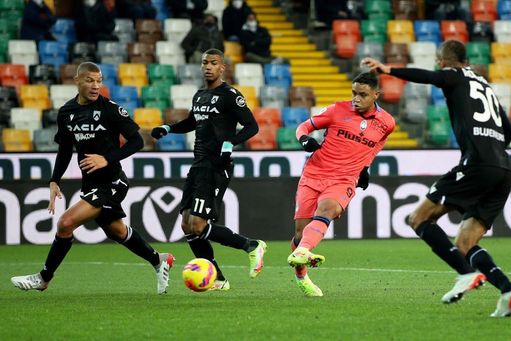 Muriel marca un doblete en el set del Atalanta en Udine (2-6)