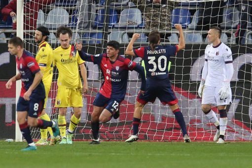 Gastón Pereiro, con gol y asistencia, decide la remontada del Cagliari