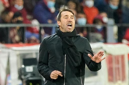 Coudet, feliz con el 2-2: "El Sevilla tiene dificultades, pero será candidato al título"