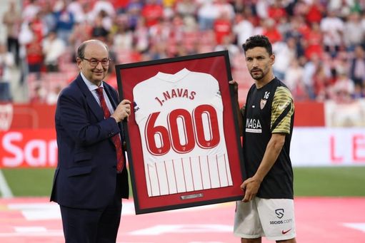 Navas, sin ganas de celebrar sus 600 partidos con el Sevilla: "Esto va a ser duro, pero hay que seguir peleando"