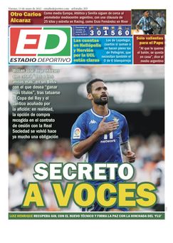 La portada de ESTADIO Deportivo para el viernes 13 de mayo de 2022