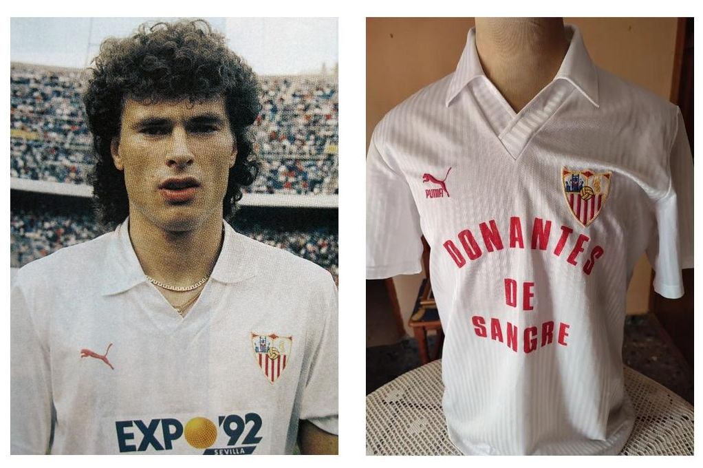 Por qué las camisetas Puma del Sevilla FC a finales de los 80 no eran las verdaderas