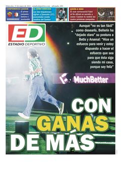 La portada de ESTADIO Deportivo para el miércoles 23 de mayo de 2022