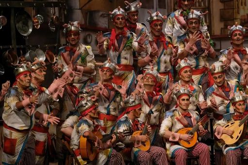 El Coro 'Los babeta' del Carnaval de Cádiz.