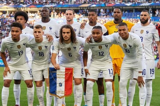 Koundé, sólo la primera parte en la derrota de Francia ante Croacia