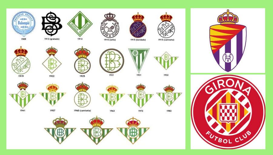 Del Girona al Valladolid o cómo cambiar un escudo sin y con polémica: en el Betis saben lo que es