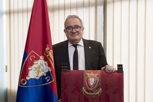 Luis Sabalza, presidente de Osasuna Luis Sabalza, presidente de Osasuna
