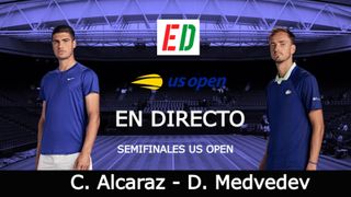 Alcaraz - Medvedev, Semifinal US Open 2023 en directo