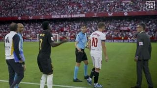 De Burgos Bengoetxea explica su 'colegueo' con Vinicius en el Sevilla - Real Madrid