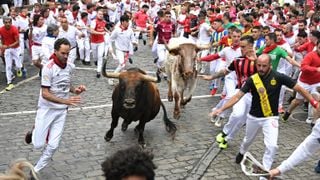 San Fermín 2023, cuarto encierro marcado por los atropellos y las contusiones