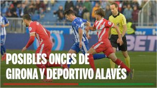 Alineaciones Girona - Alavés: Alineación posible de Girona y Alavés en el partido de hoy de LaLiga