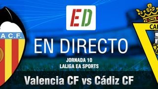 Valencia - Cádiz: resultado, resumen y goles del partido de la jornada 10 de LaLiga EA Sports
