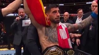 El increíble golpe de Ilia Topuria que le hace campeón de la UFC y ya es historia del deporte español