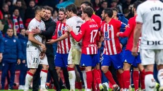 El intento de agresión de Simeone, el "bocachancla" de Yuri a De Paul... Lo que no se vio del Atlético - Athletic