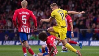 Sorloth se retira lesionado en el Atlético de Madrid - Villarreal