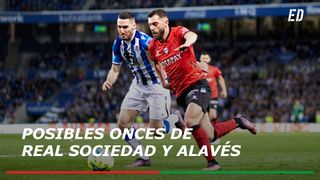Alineaciones Real Sociedad – Alavés: Alineación posible de Real Sociedad y Alavés en el partido de hoy de LaLiga