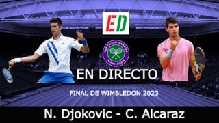 Final Wimbledon 2023 en directo y en vivo online: Carlos Alcaraz-Novak Djokovic