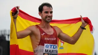 Álvaro Martín pasa a la historia de España en el Mundial de Atletismo 