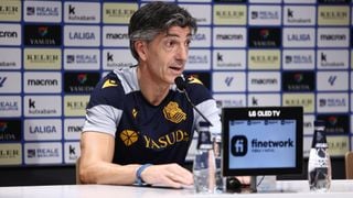 Imanol recita una interminable lista de bajas para el Girona - Real Sociedad