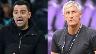 Quique Setién deja a Xavi contra las cuerdas en el Barça