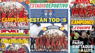 El histórico triunfo de España, el mercado del Betis y el Sevilla, Luis Enrique, así llegan las portadas