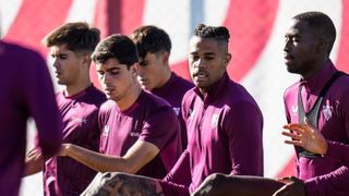 Una ausencia importante en el entrenamiento del Sevilla a unas horas del partido de Copa del Rey