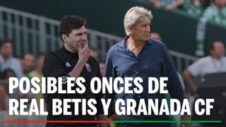 Alineaciones Betis - Granada: alineación probable de Real Betis y Granada CF en la jornada 20 de LaLiga