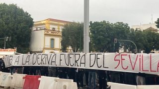 Los Biris Norte se manifiestan contra Pepe Castro