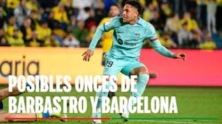 Alineaciones Barbastro - Barcelona: Alineación posible de Barbastro y Barcelona en el partido de hoy de Copa del Rey
