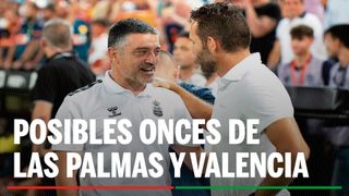 Alineaciones Las Palmas - Valencia: alineaciones probables de Las Palmas y Valencia en la jornada 24 de LaLiga