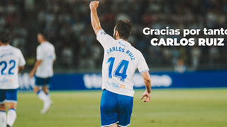 Carlos Ruiz dice adiós al Tenerife