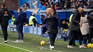 Luis García Plaza destaca un hecho atípico en el Sevilla - Alavés