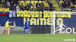 Villarreal 1-1 Getafe: Alberto Moreno encuentra una grieta en la portería de Soria
