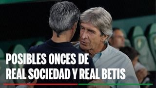 Alineaciones de Real Sociedad y Real Betis para el partido de la jornada 17 de LaLiga