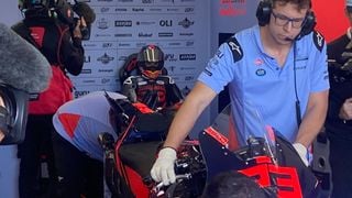 ¡Marc Márquez (con su nueva Ducati), el segundo más rápido en Valencia!